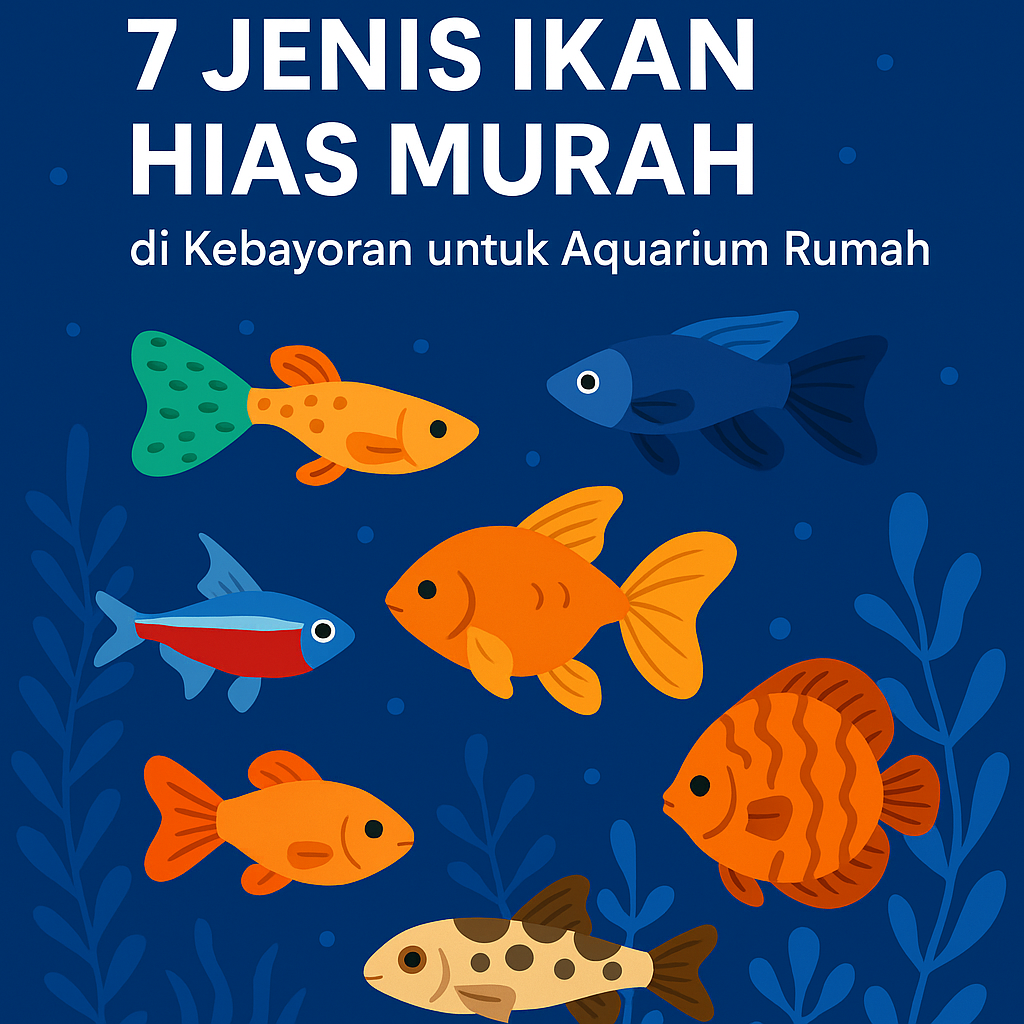 🌟 7 Jenis Ikan Hias Murah di Kebayoran untuk Aquarium Rumah